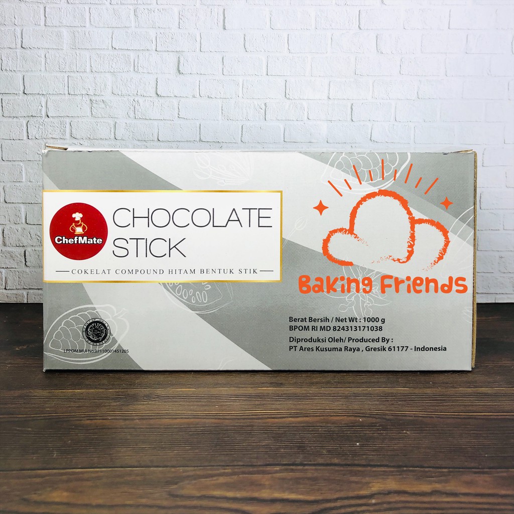 CHEFMATE CHOCOLATE STICK 1KG/COKELAT STIK/COKLAT BATANG STIK 1 KG