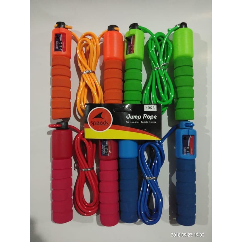 Jump Skipping Rope Soft Handle Counter Tali Skiping Automatis 1002 B