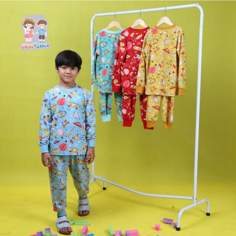 piyama anak daily wear Chiki n chacha CC01