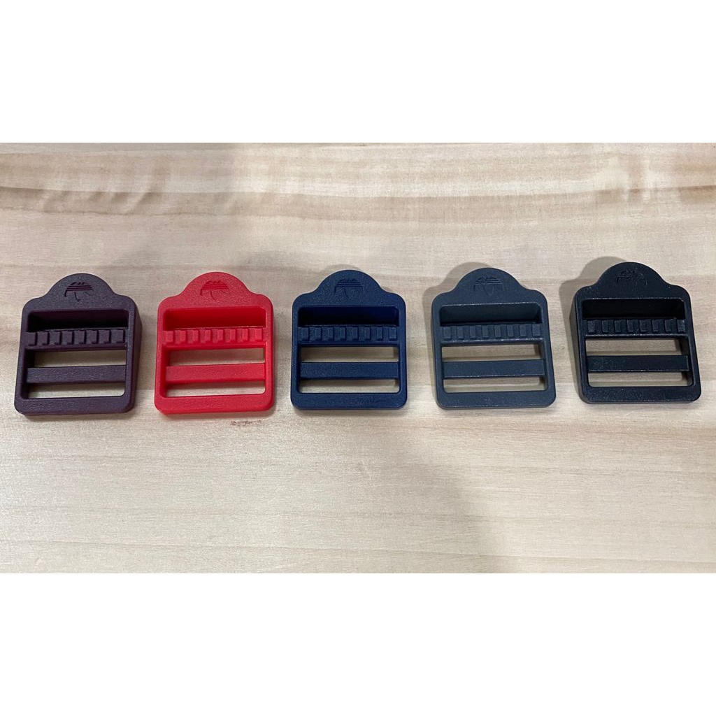 jual ring jalan / gesper jalan (adjuster) logo adidas buat webbing 2.5 cm