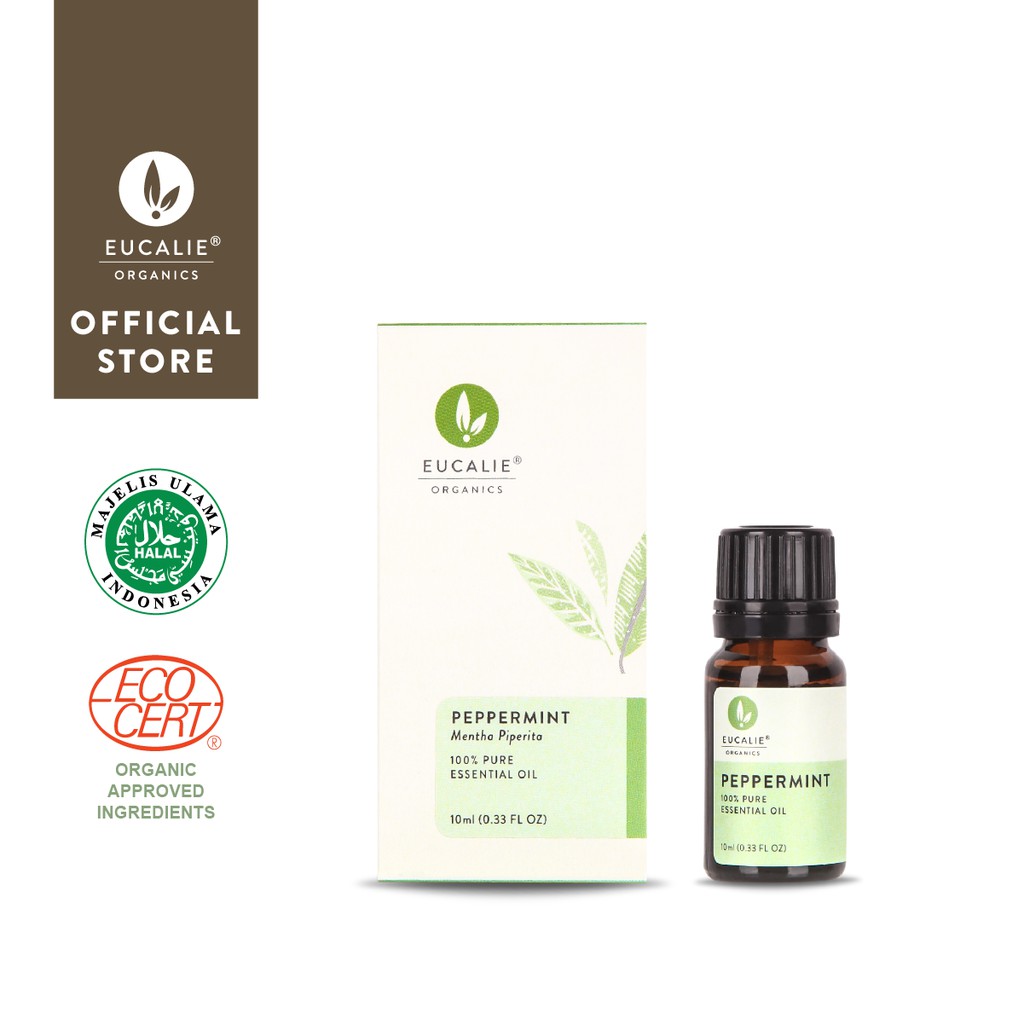 Eucalie Peppermint Oil Refreshing 100% Pure Essential Oil (Minyak Mint)
