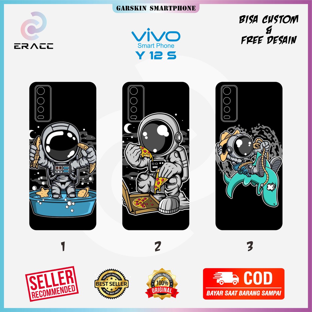 GARSKIN VIVO Y 12S 2PCS BISA CUSTOM