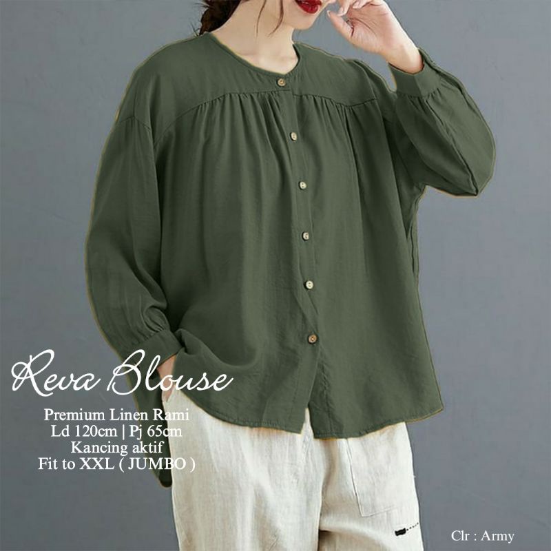 REVA BLOUSE BAJU WANITA