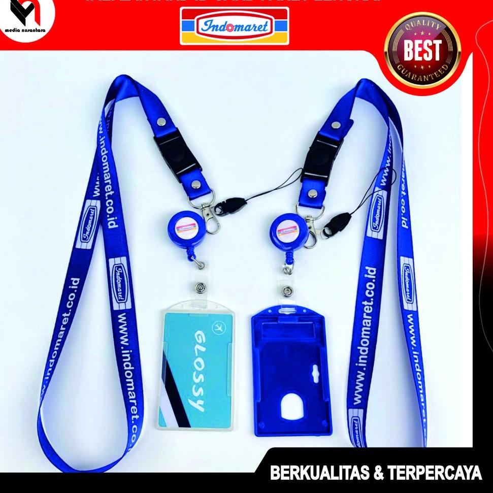 

Z-OZI) ♫♪) Indomart Lanyard Tali Gantungan ID Card Holder Paket Lengkap Yoyo ID Card Indomaret ||kekinian)