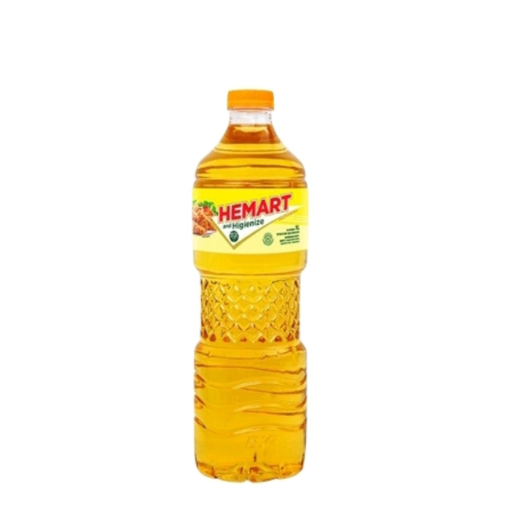 

Minyak Goreng Hemart - Botol / 1 liter / 1000 ml