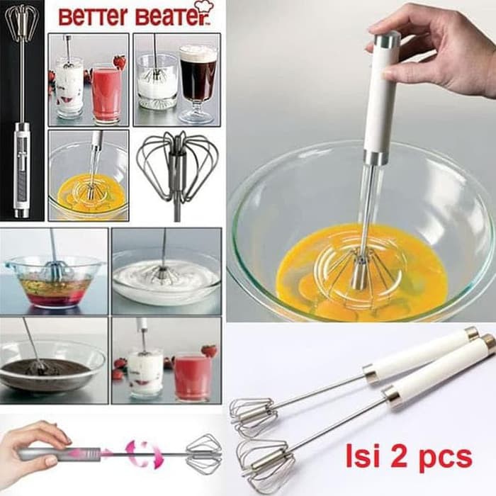 Jual Better Beater Hand Mixer Manual /Alat Pengocok Telor Otomatis 1