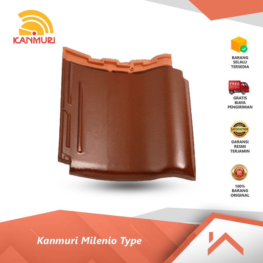 KANMURI Genteng Keramik Milenio Natural