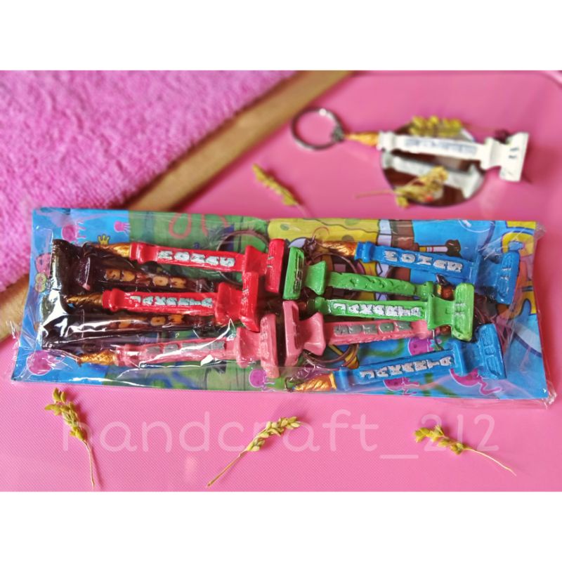 Gantungan Kunci Monas 1 Pak isi 10 Pcs