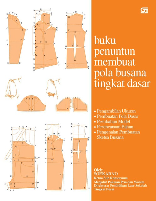 Buku Penuntun Membuat Pola Busana Tingkat Dasar