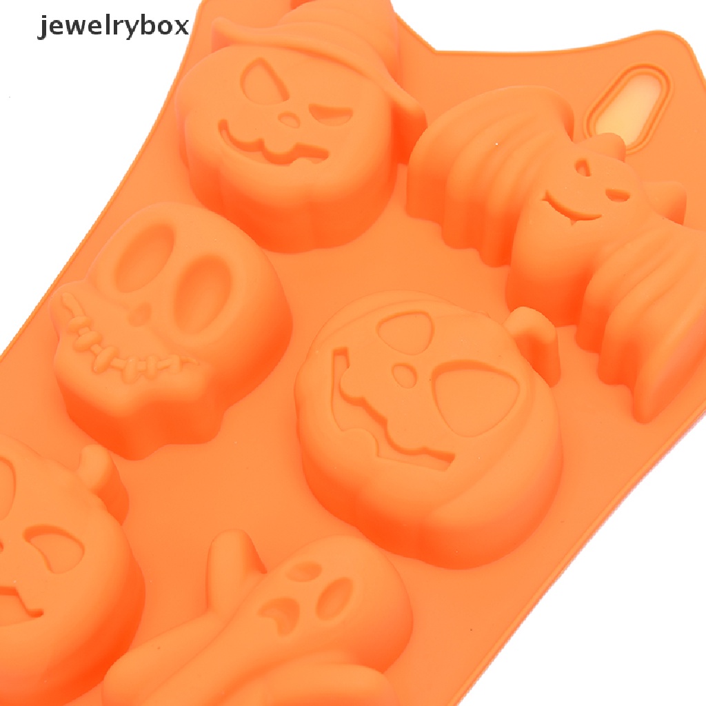 Cetakan Kue Bentuk Labu Halloween Bahan Silikon Untuk Dekorasi