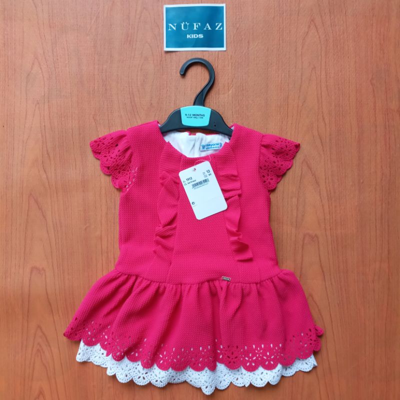 MAYORAL SALE - Dress pink fanta for baby girl