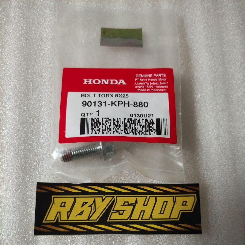 Baut bracket braket breket kaliper disk motor BOLT TORX 8X25 90131KPH880