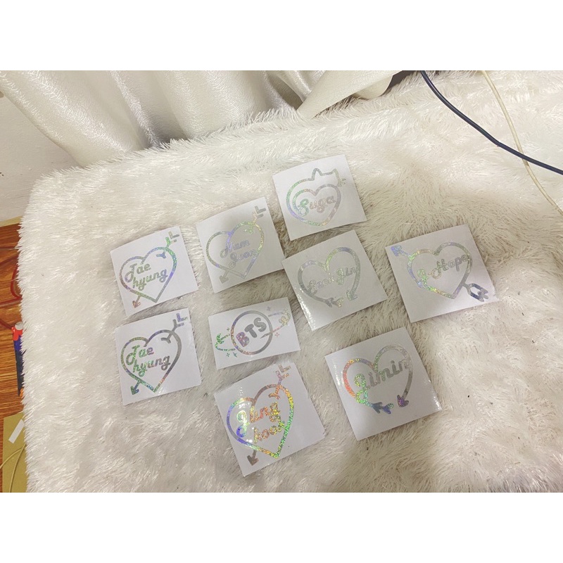 

STICKER HOLOGRAM BTS