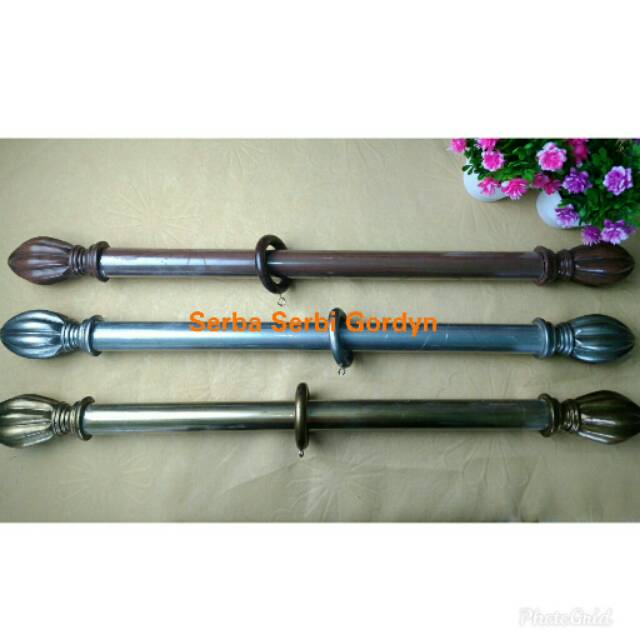 Rel / Tiang Gorden Kayu Jumbo