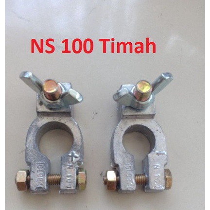 Pala Kepala Accu Aki Ns 100 Timah harga Sepasang 2pcs