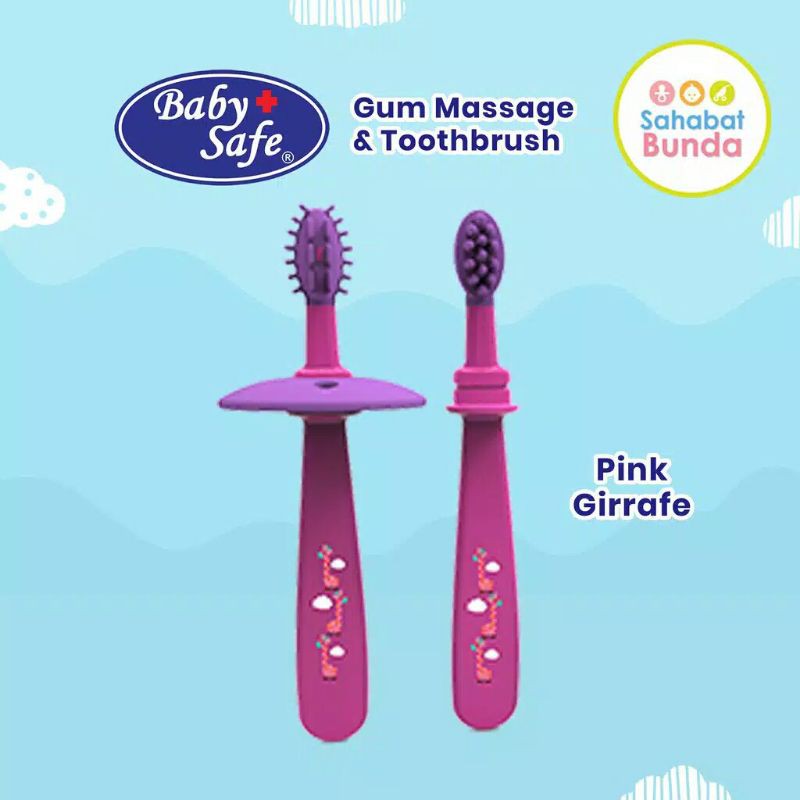 BABY SAFE GUM MASSAGE&amp;TOOTHBRS TB003