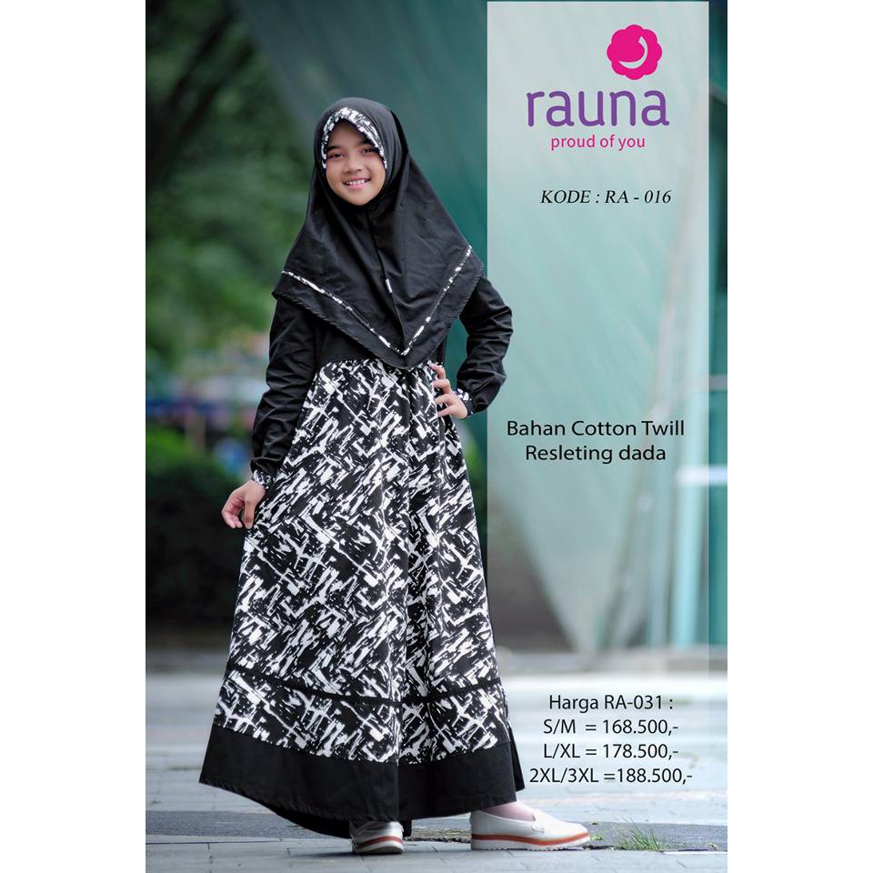 COUPLE GAMIS RAUNA  / RK - 16 / FASHION MUSLIM