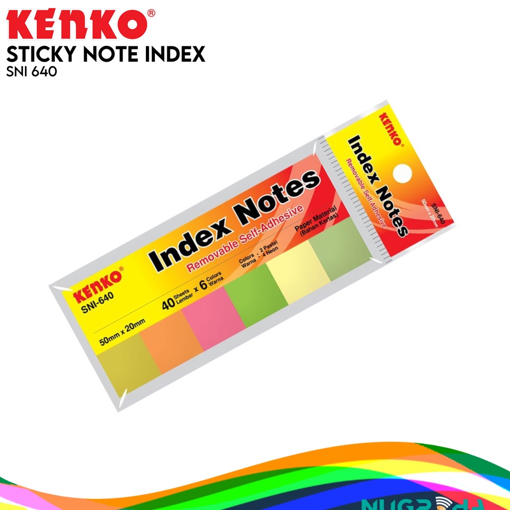 

STICK NOTE / STICKY NOTES INDEX NOTE KENKO SNI 640