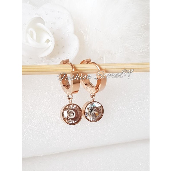 Ready Anting Import Titanium premium Fashion Anting Jurai Titanium impor branded Bestseller bestquality anting Fashion Titanium gold Rosegold