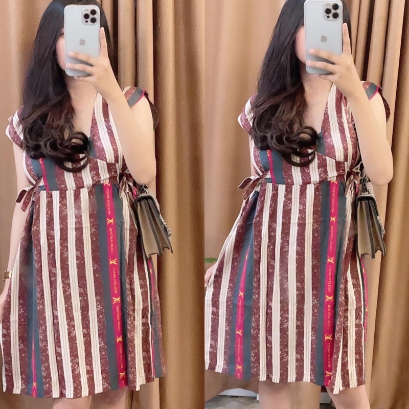 Baju tidur Daster kekinian kimono busui frendly bahan rayon adem-LOIS