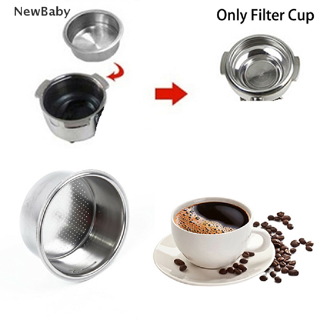 Keranjang Filter Pengganti Ukuran 51mm 2 / 4 Cup Untuk Portafilter Kopi