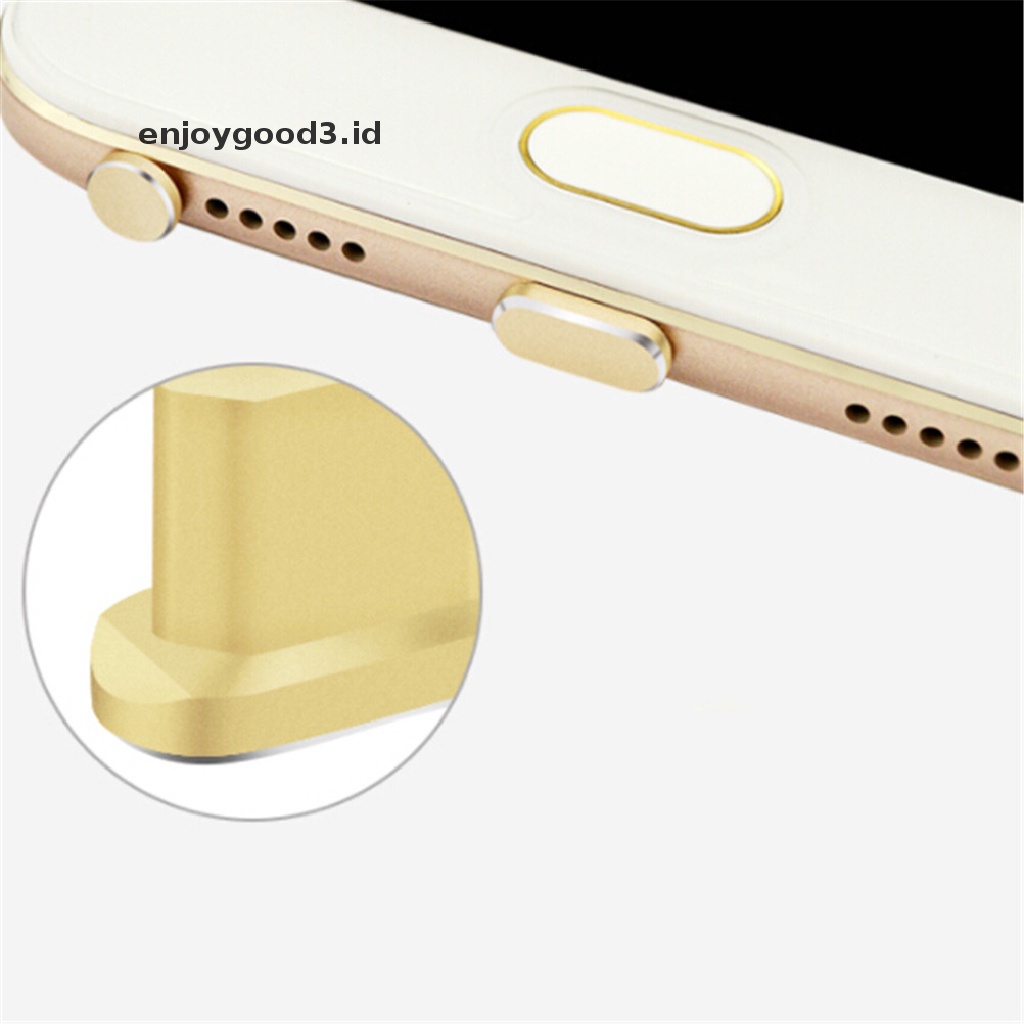 (Rready Stock) 1 Set Plug Penutup Port Charging Micro USB Anti Debu (ID)