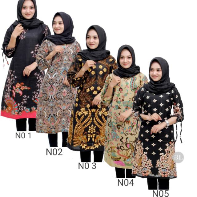 Terlaris SERUT GENES JELITA TUNIC NAVBOR YELBOR WHITBOR CREAMBOR TUNIK BATIK MODERN HRB030 DOLBI DOB