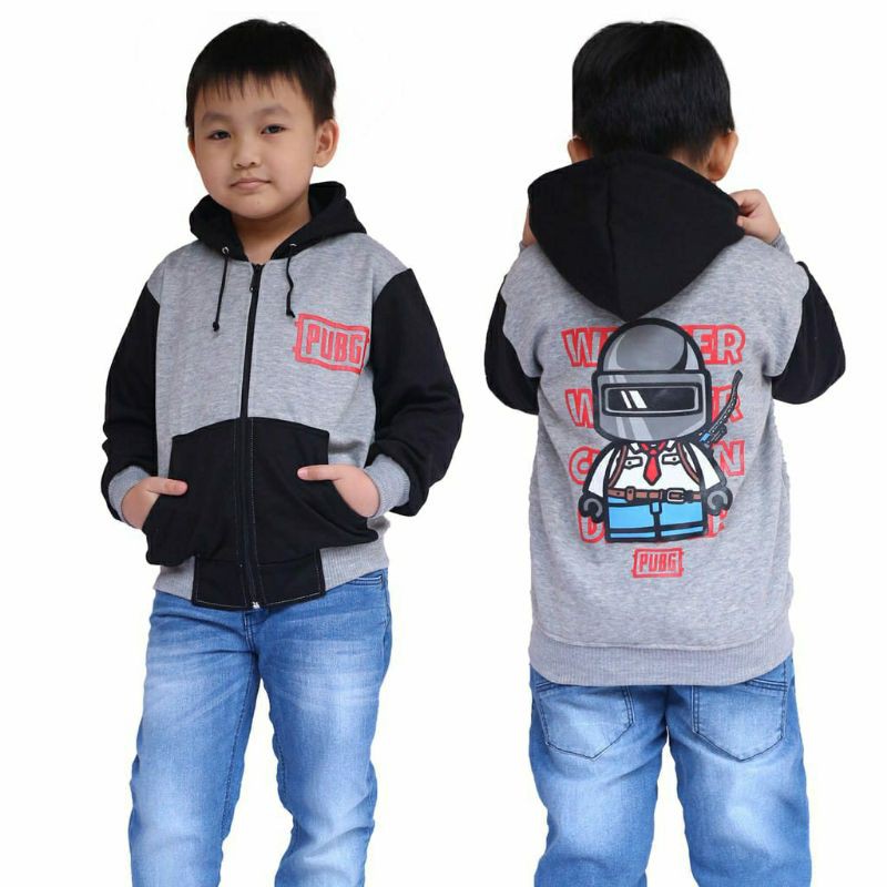 Harga Jaket Anak Laki Laki Karakter Games PUBG Usia 2 - 10 Tahun Player
Unknown Battleground