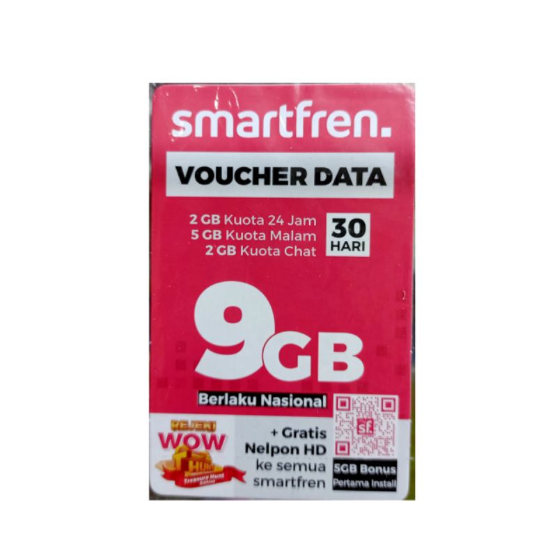 VOUCHER SMARTFREN 9GB DATA