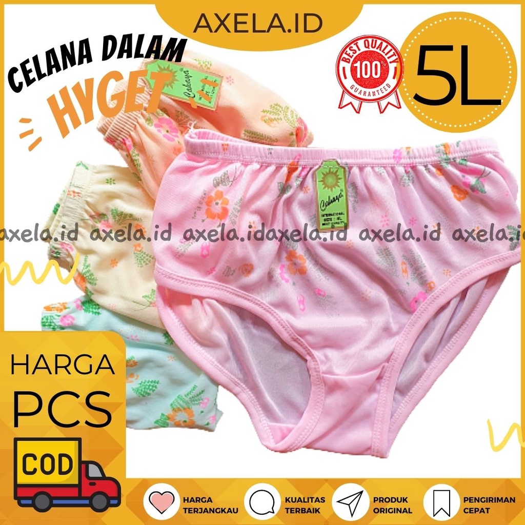 Undies Celana Dalam CD Wanita CD Dewasa Riza Big Size Jumbo Size 5L- AXELA