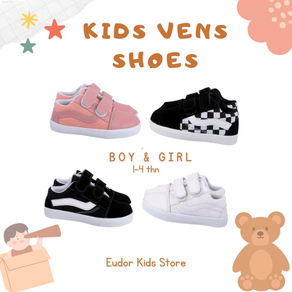 [TERMURAH] SEPATU ANAK VENS SEPATU ANAK LAKI-LAKAI PEREMPUAN 1-4 tahun