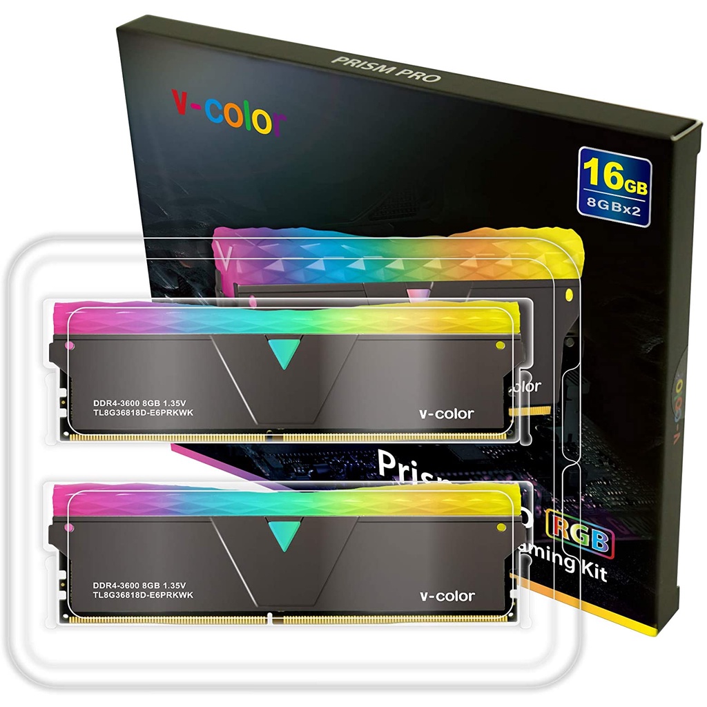 V-color DDR4 PRISM PRO 2X8GB 16GB DDR4 RGB 3200