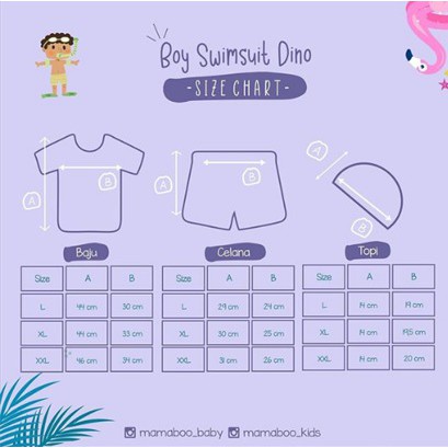 Boy Swimsuit - Dino Set