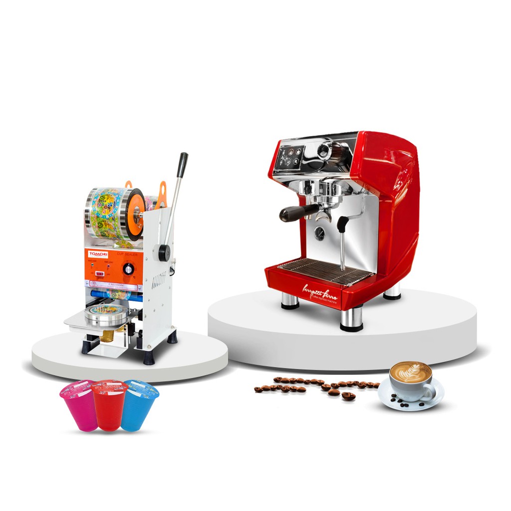 Paket Mesin Kopi Espresso Machine Cup - 17