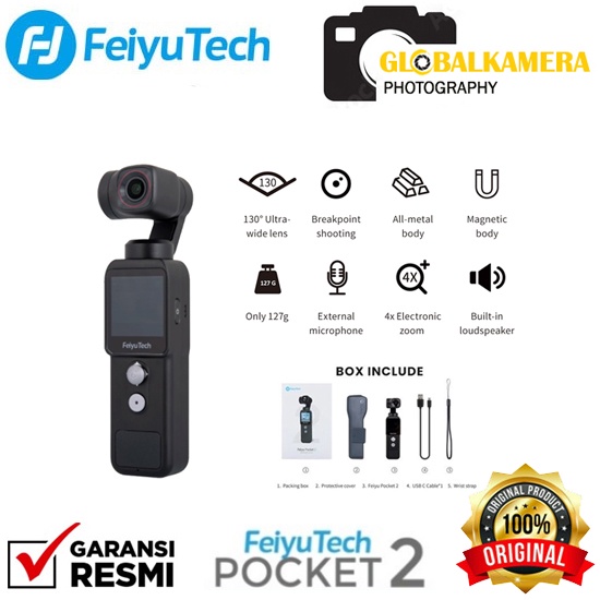 Feiyu Pocket 2 New 4K Video Handheld Stabilizer Action Camera