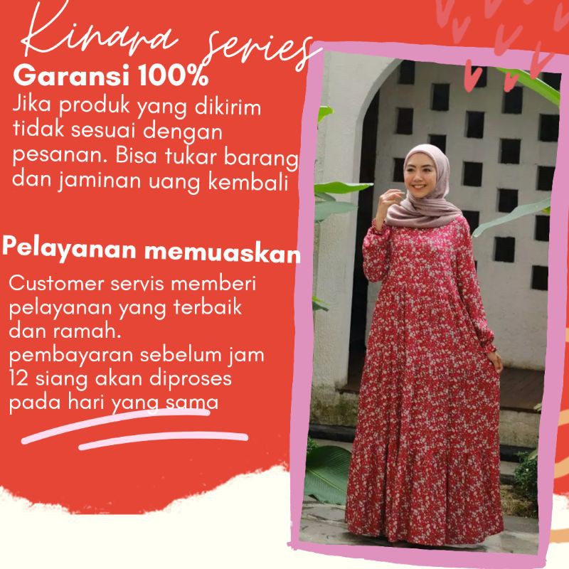 GAMIS SYARI HOME DRESS BUSUI KINARA SERIES BY WEARMOURA