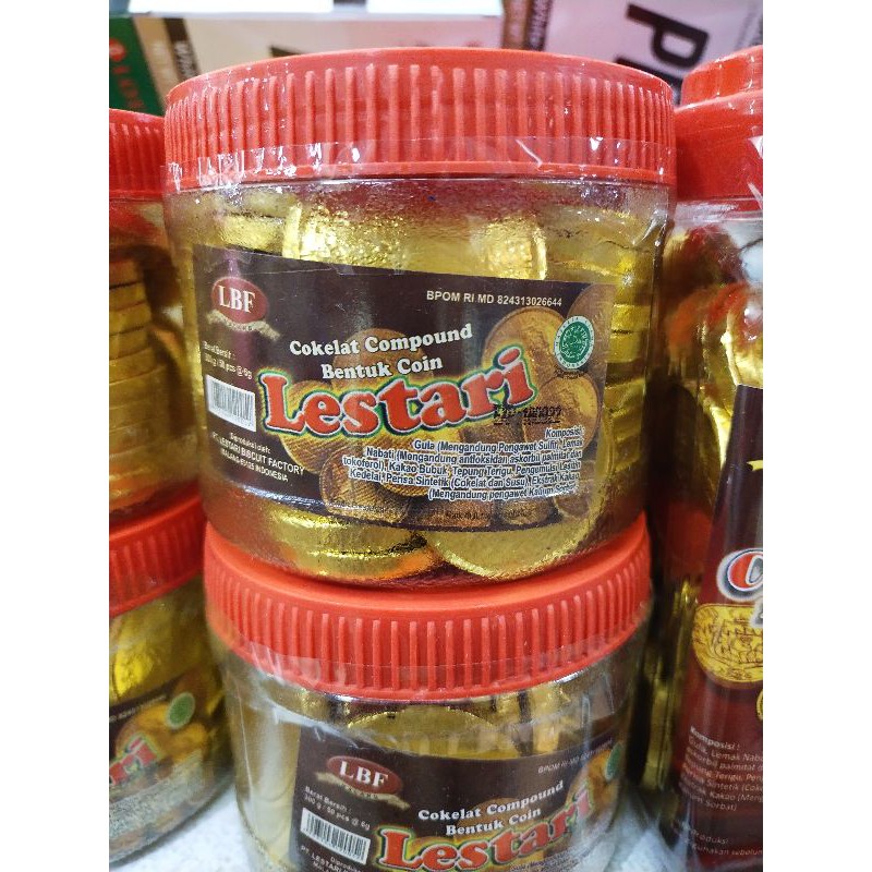 

LBF Coklat coin toples isi 50 - coklat bentuk koin
