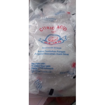 

Citrun Citric Acid cap Gajah