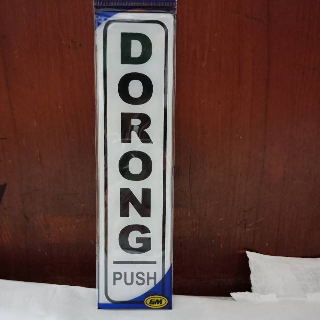 

JUAL MURAH LABEL DORONG DAN TARIK