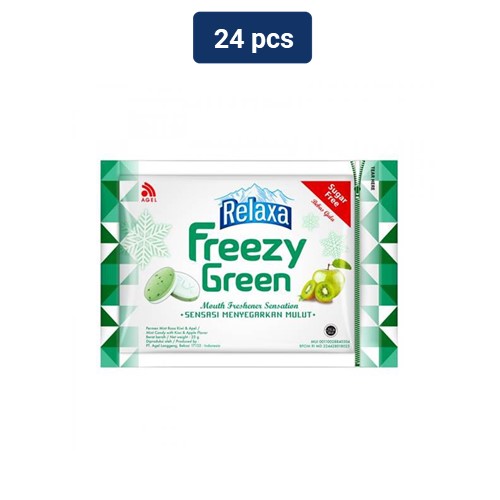 Relaxa Permen Freezy Green 24 pcs