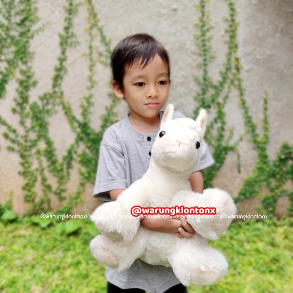 Boneka Llama Alpaca Besar 14" Plush Toys Kualitas Export