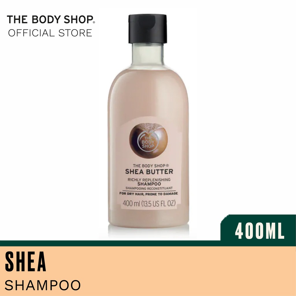 The Body Shop Shea Butter Richly Replenishing Shampoo 400ml-0
