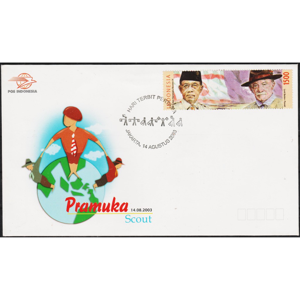 

Perangko Filateli L23 Indonesia FDC 14.08.2003 Scouts