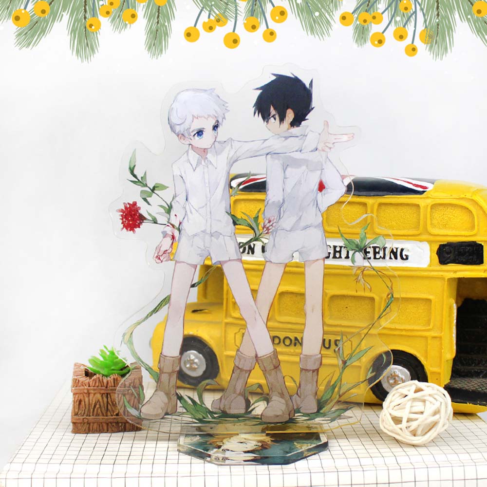 Lanfy Mainan Action Figure Model Kartun Anime The Promised Neverland Bahan Akrilik Untuk Dekorasi