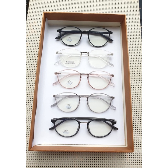 Promo Frame 2168 Kacamata Kualitas Optik Lensa Anti Blueray Bahan Plastik Flexibel TR90 unisex Cewek