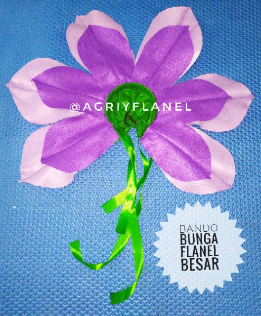 Bando Bunga Besar Flanel Anak Dan Dewasa Shopee Indonesia