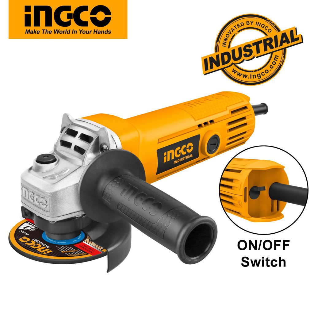 MESIN GRENDA 4" 710WATT / GRINDA / GERINDA TANGAN / GURINDA KUALITAS GERMAN INGCO AG7106-2