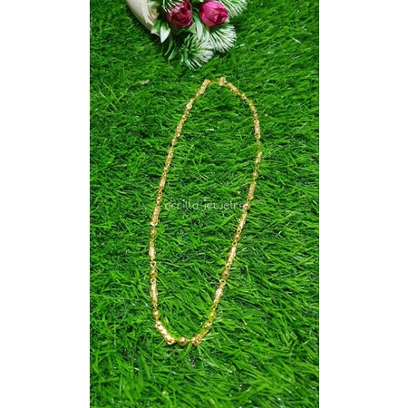 Kalung Bambu 5sk replika emas 24k lapis emas