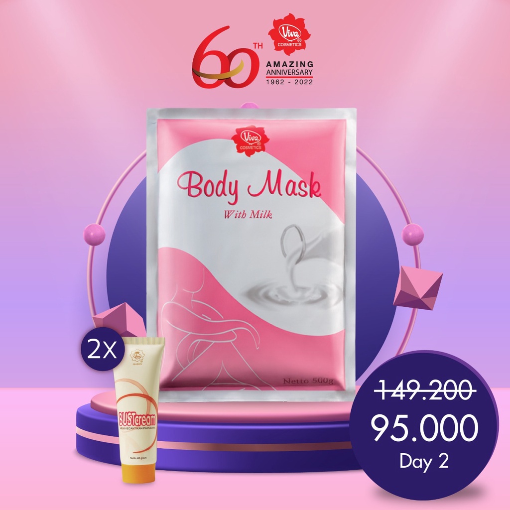 Paket 1 Body Mask 500 gr 2 Bust Cream