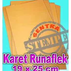 

Karet Stempel Runaflek / Bahan Stempel